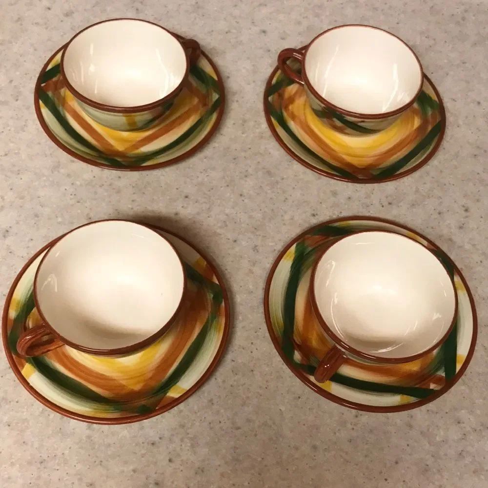 Vintage Tea Cup Set of 4